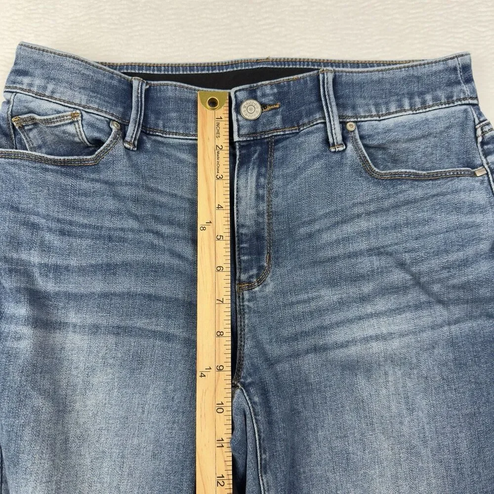 Chicos‎ Secret Stretch Denim Jegging Womens Size 6R Comfort Waist Pockets - Picture 12 of 13